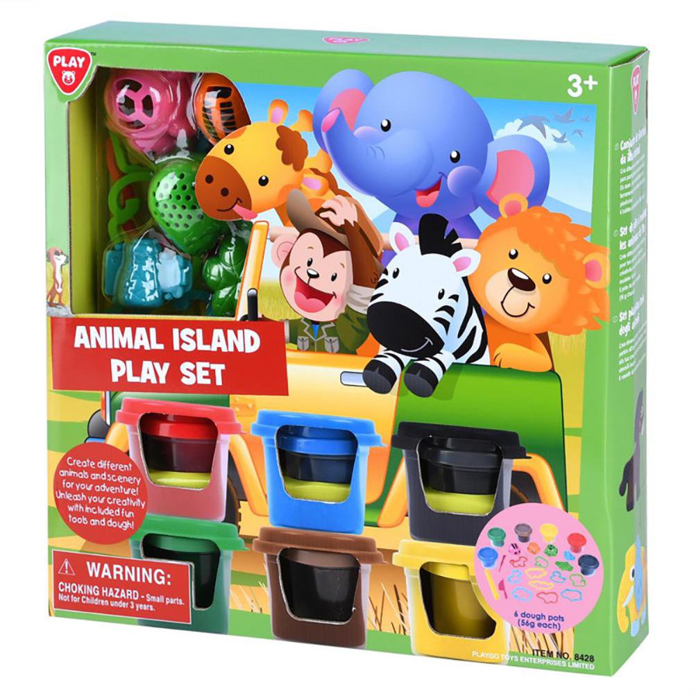 Set de Plasticina de Animal Island para 3+ Años Set de Plasticina la Isla de Animales
