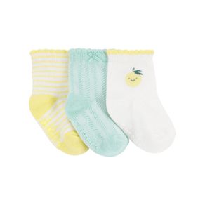 Set 3 Pares de Calcetas de Algodón para Niña - Varias Tallas