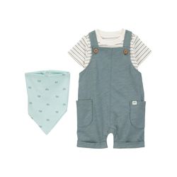 Conjunto de Peto Corto Camiseta a Rayas y Babero para Niño - Varias Tallas
