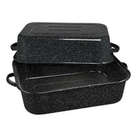 Asador Rectangular Negro Sin Parrilla - Cinsa