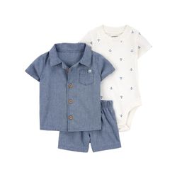 Conjunto de 3 Piezas Diseño Anclas - Varias Tallas