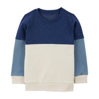 Suéter Bebé Azul Crema Manga Larga - Vatias Tallas