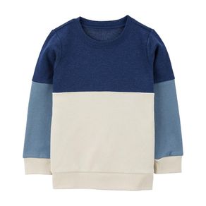 Suéter Bebé Azul Crema Manga Larga - Vatias Tallas