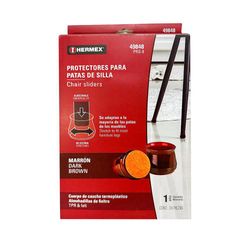 Protectores Marrón Oscuro para Patas de Silla