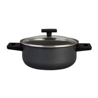 Olla Arrocera Euro 24 Cm Negra