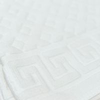 Alfombra para Baño Blanco 50x80 Cm