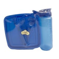 Set Tazón Cuadrado y Pachón Azul