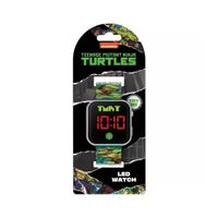 Reloj LED Infantil Tortugas Ninja Verde