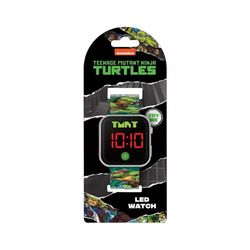 Reloj LED Infantil Tortugas Ninja Verde