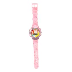 Reloj Analógico Princesas Disney con Correa Rosa
