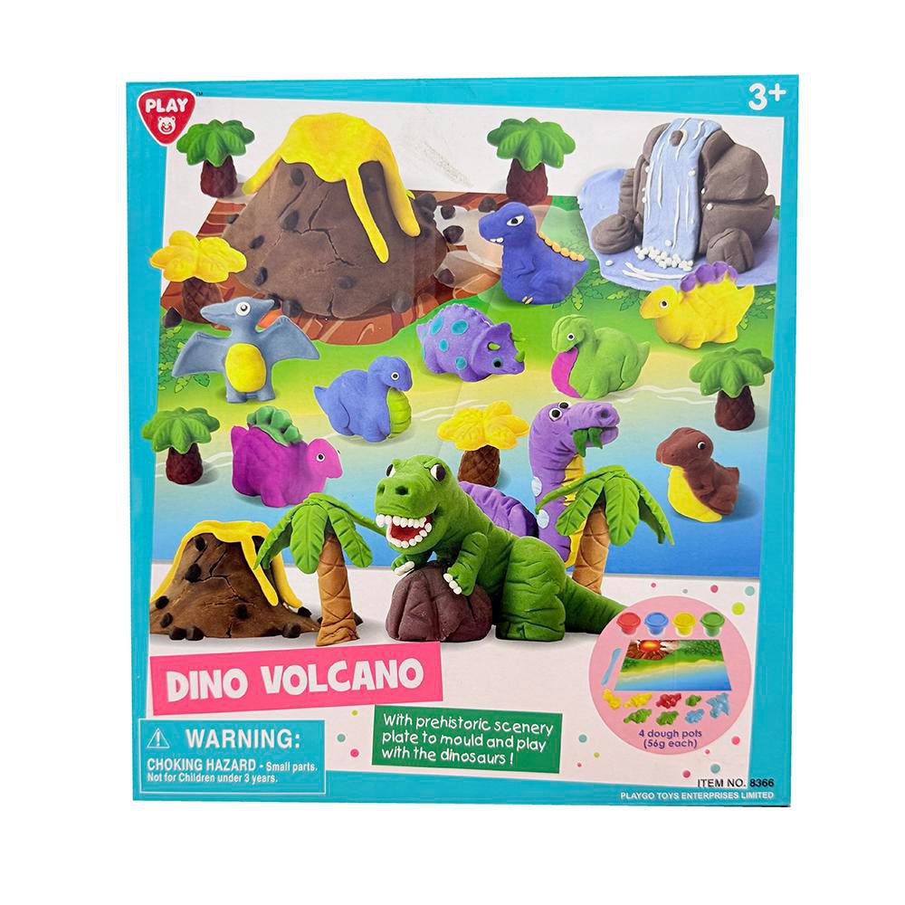 Set de Plasticina de Dino Volcano para 3+ Años Set de Plasticina Dino Volcán