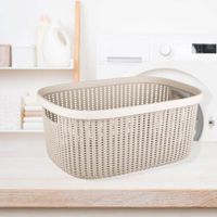 Canasta de Lavandería 32 L Beige Colores Surtidos