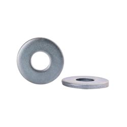Set de Roldana Plana Galvanizada 1/4 Plg 10 Pzas