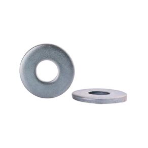 Set de Roldana Plana Galvanizada 3/8 Plg 100 Pzas