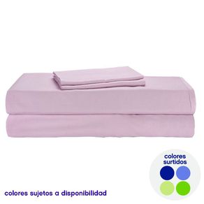 Set de Sábanas 300 Hilos Queen Colores Surtidos