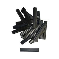 Set de 100 Tarugos de Plástico Negro 1/2 Plg