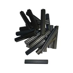 Set de 100 Tarugos de Plástico Negro 1/2 Plg