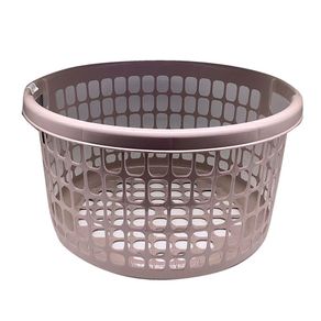 Cesta Redonda Plástica Beige 32 Lts