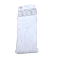 Cortina de Baño con Ganchos Stripe Blanca