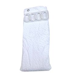 Cortina de Baño con Ganchos Stripe Blanca