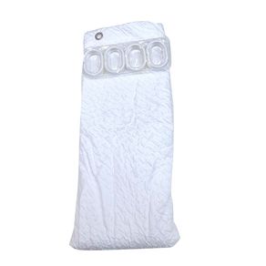 Cortina de Baño con Ganchos Stripe Blanca