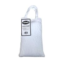 Cortina de Baño con Ganchos Stripe Blanca