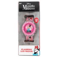 Reloj LCD Minnie Mouse Con Bisel