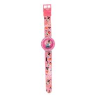 Reloj LCD Minnie Mouse Con Bisel