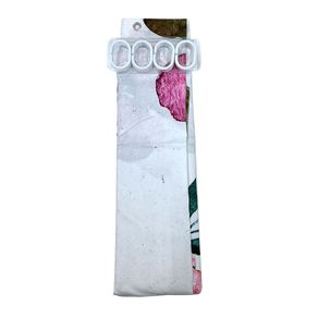 Cortina de Baño con Ganchos Flores