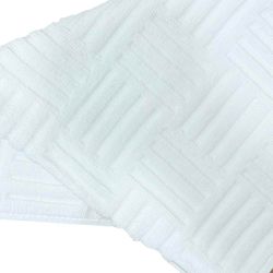 Alfombra para Baño Blanco 40x70 Cm
