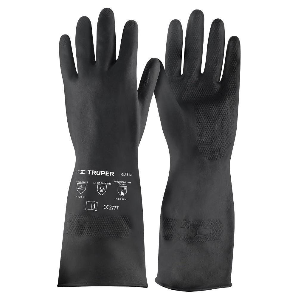 Guantes de Látex para Manejo de Químicos Talla L