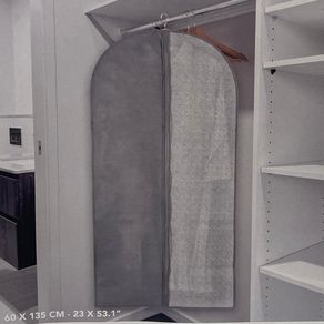 Cobertor Blanco y Gris para Traje