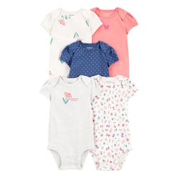 Set 5 Bodysuits con Estampado Floral - Varias Tallas