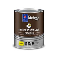 Pintura Anticorrosiva 6000 Fast Dry Negro Mate