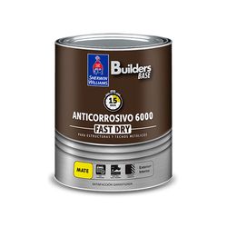 Pintura Anticorrosiva 6000 Fast Dry Negro Mate