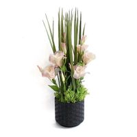 Arreglo Decorativo con Rosas Artificiales