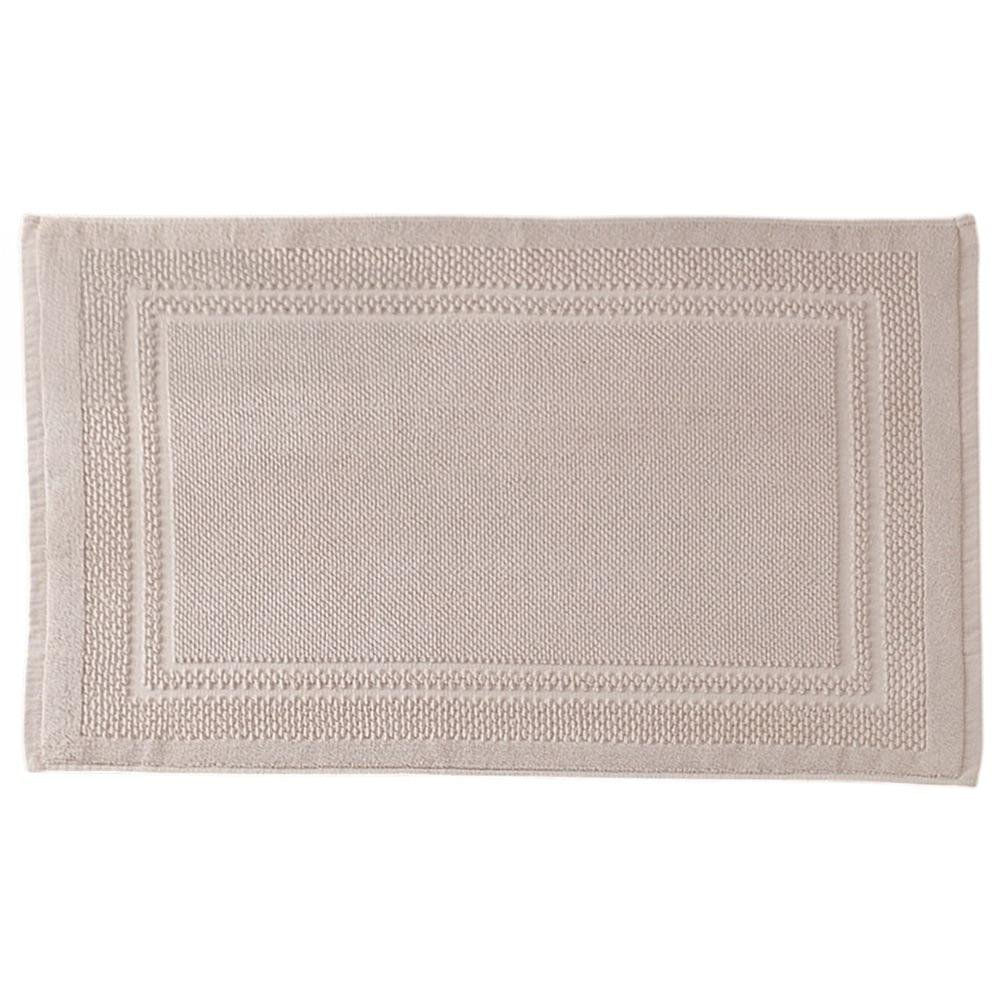 Alfombra de Baño Diseño Texturizado 50 x 80 cm Color Beige