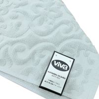 Alfombra para Baño Gris 40x70 Cm