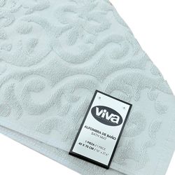 Alfombra para Baño Gris 40x70 Cm