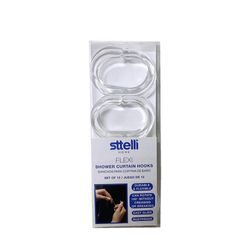 Set de Ganchos Flexi para Cortina de baño