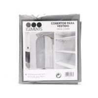 Cobertor con Cierre Blanco y Gris