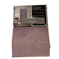 Cortina para Baño Lavanda con Ganchos