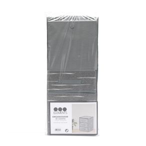 Organizador de Gavetas de Tela Gris