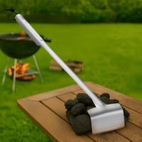 Rastrillo de Acero Inoxidable para Carbón 21 Plg
