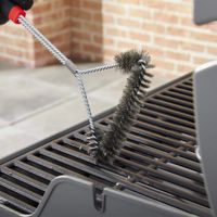 Cepillo para Parrilla Acero Inoxidable 18 Plg