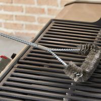 Cepillo para Parrilla Acero Inoxidable 18 Plg