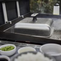 Domo de Acero Inoxidable para Plancha