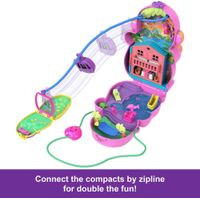 Cofre Bolso Mamá Mono Y Bebé De Polly Pocket