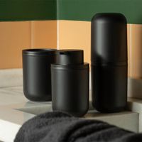 Porta Cepillos Negro Bold