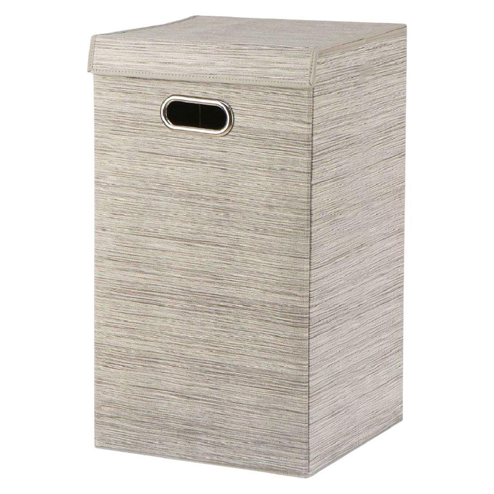 Canasta para Ropa 32 x 32 x 57 cm Color Gris Canasta para Ropa Beige